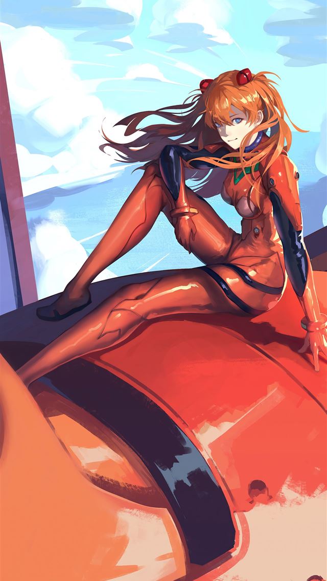 1284x2778 fanart of asuka - artstation iPhone Wallpaper