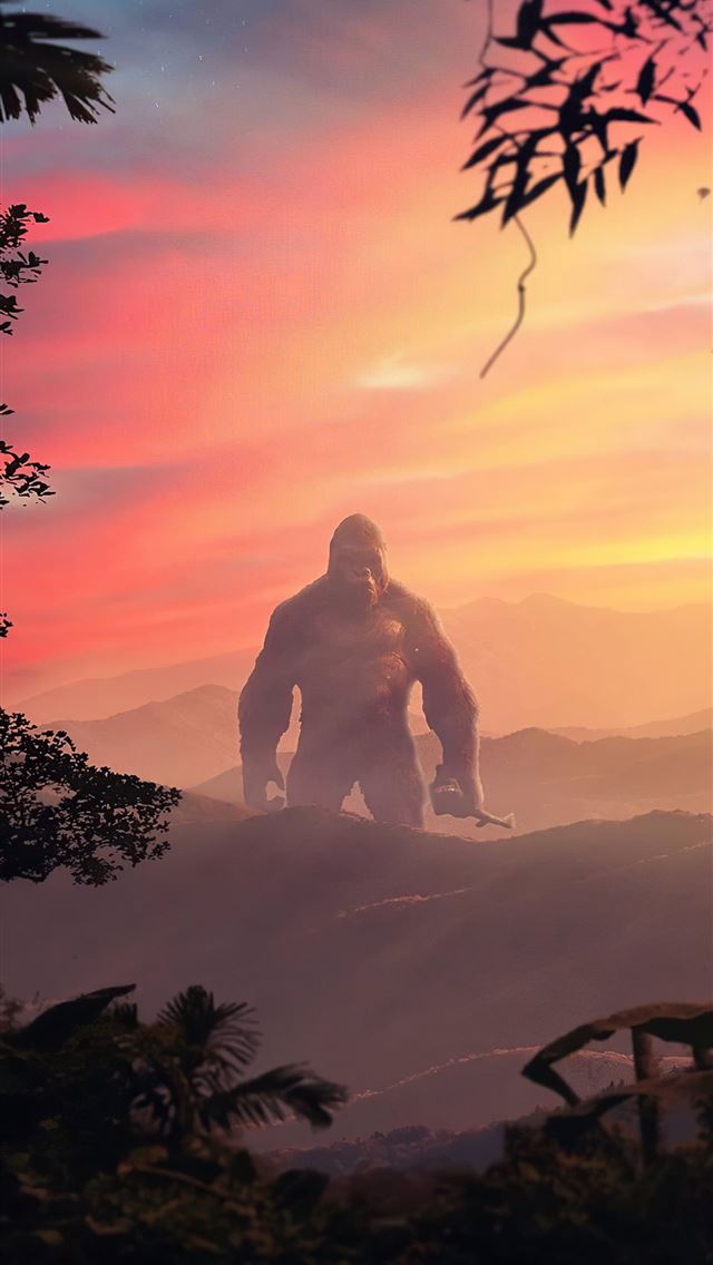 640x1136 godzilla vs kong fanmade poster 4k -  iPhone Wallpaper