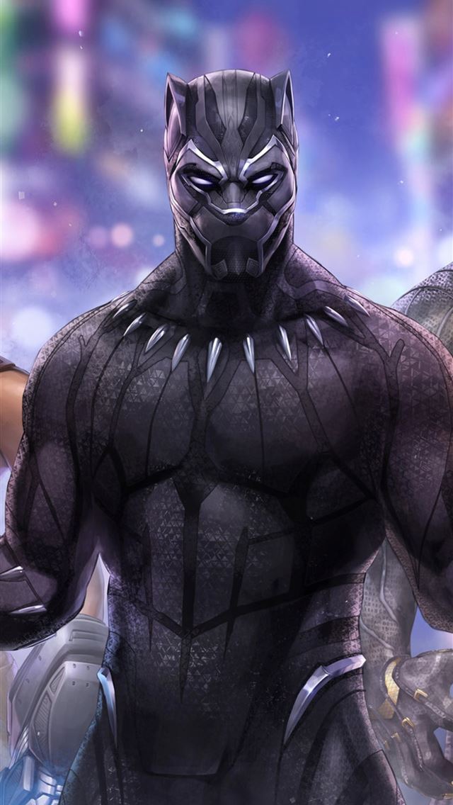 1284x2778 Black Panther Marvel Fight Samsung Galaxy Note 9 8... - black panther marvel iPhone Wallpaper