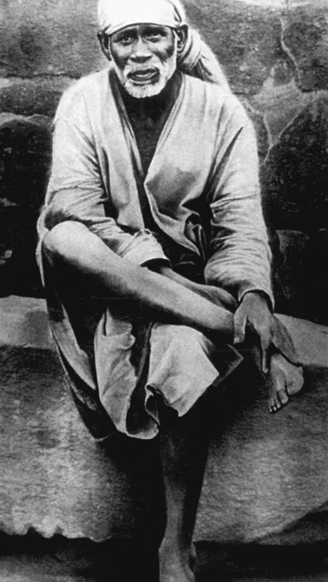 1284x2778 Lord Sai Baba Real teahub io - sai baba iPhone Wallpaper