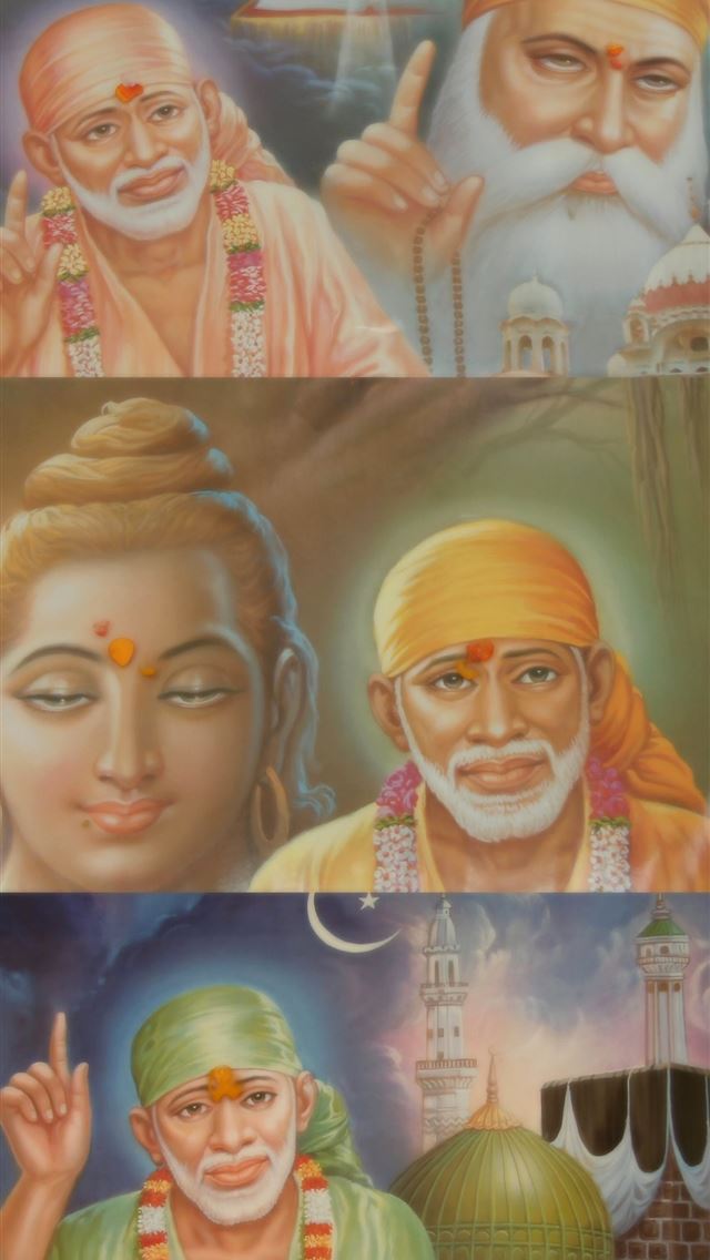 1284x2778 Sai baba ki photo 149 Sai Baba Ki Photo Images Pic... - sai baba iPhone Wallpaper