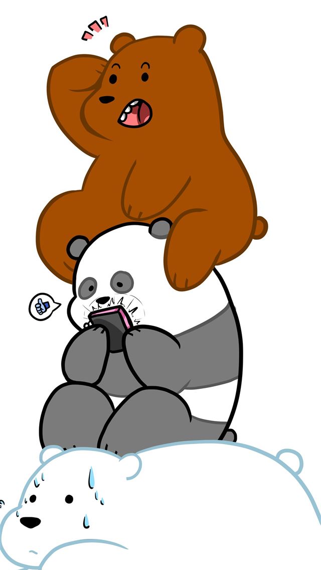 1284x2778 Ice Bear Ice Bear We Bare Bears top - we bare bears iPhone Wallpaper