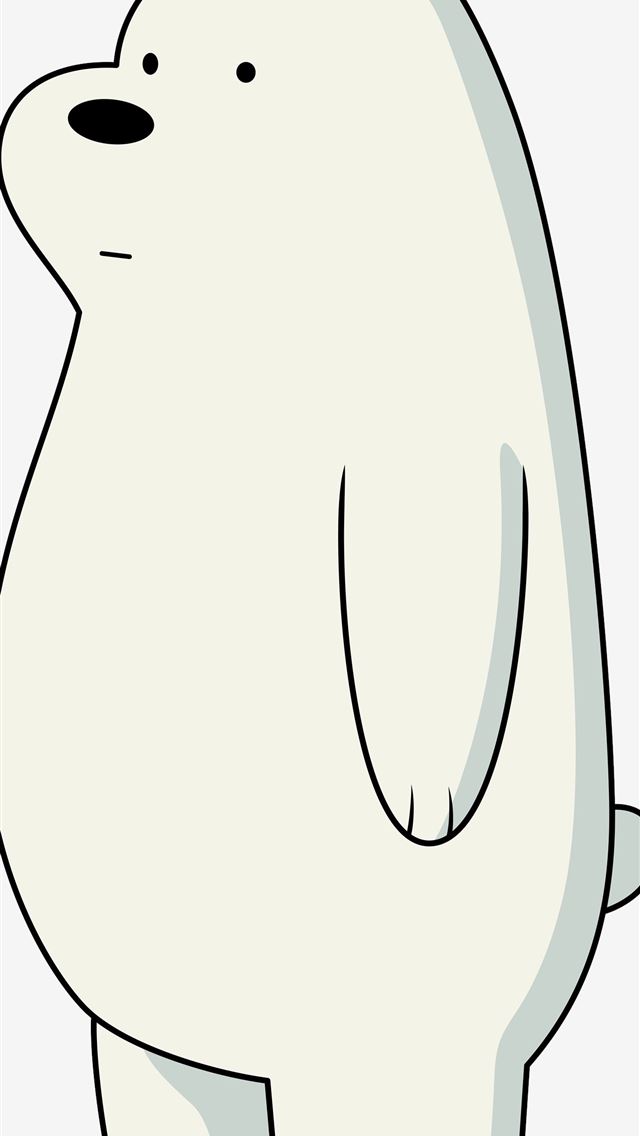 1284x2778 Ice Bear by DJDavid98 on DeviantArt - we bare bears iPhone Wallpaper
