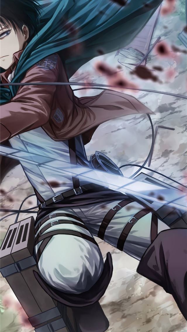 1284x2778 Levi Attack on Titan 4K - anime iPhone Wallpaper