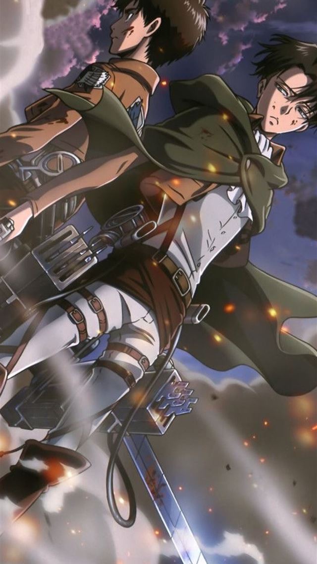1284x2778 Nike toi bien - attack on titan iPhone Wallpaper