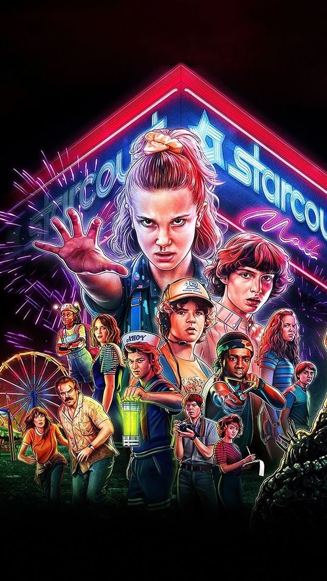 1284x2778 stranger things season 3 tv series 2019 samsung ga... - stranger things iPhone Wallpaper