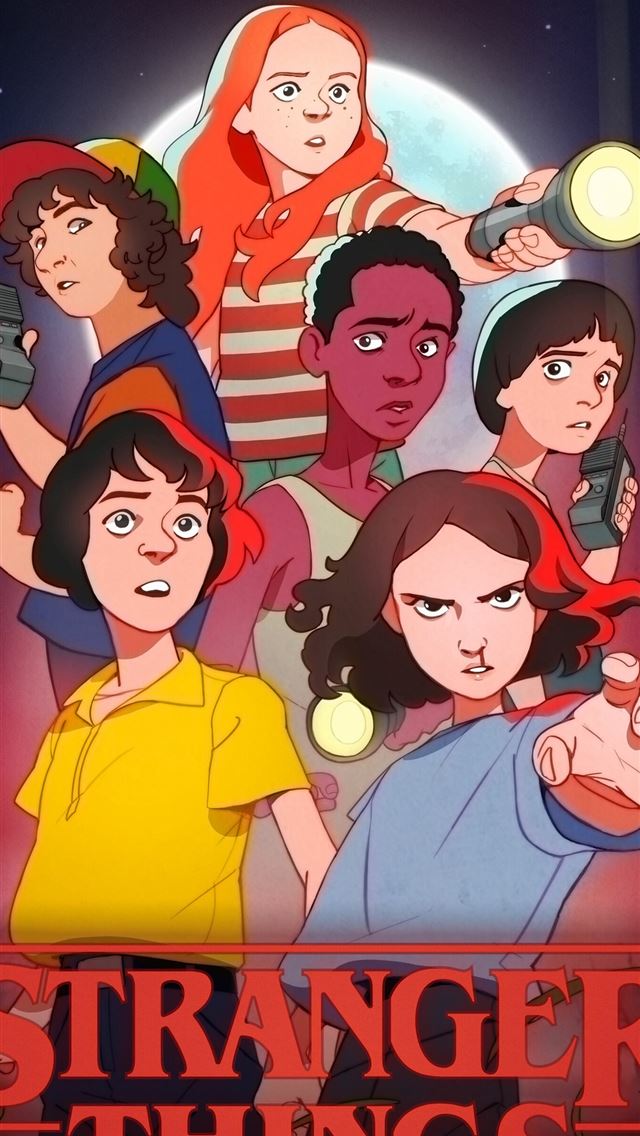 1284x2778 Stranger Things Netflix Artwork Tv Series 1980s 80... - stranger things iPhone Wallpaper