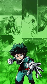 Midoriya, bnha, goku, my hero academia, HD phone wallpaper