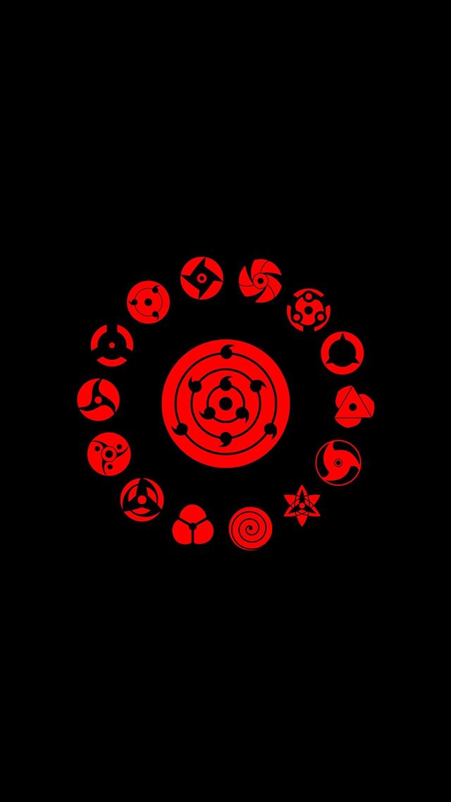 1284x2778 mangekyou sharingan - anime iPhone Wallpaper