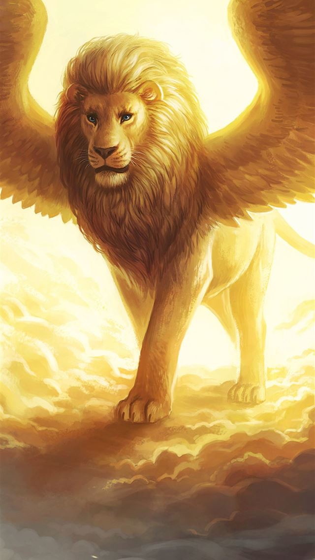 1284x2778 Golden Lion Cave - lion iPhone Wallpaper