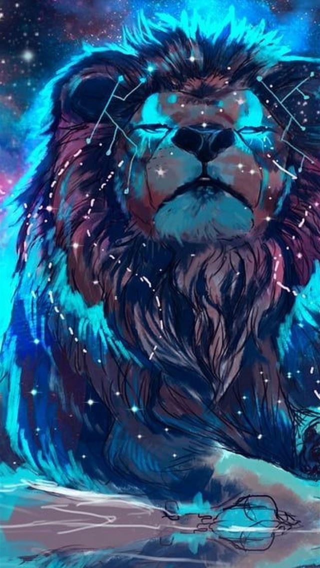 1284x2778 Lion Color Cave - lion iPhone Wallpaper