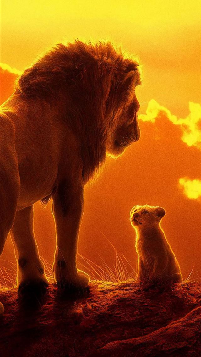 1284x2778 The Lion King 2019 Mufasa Simba 4K - lion iPhone Wallpaper