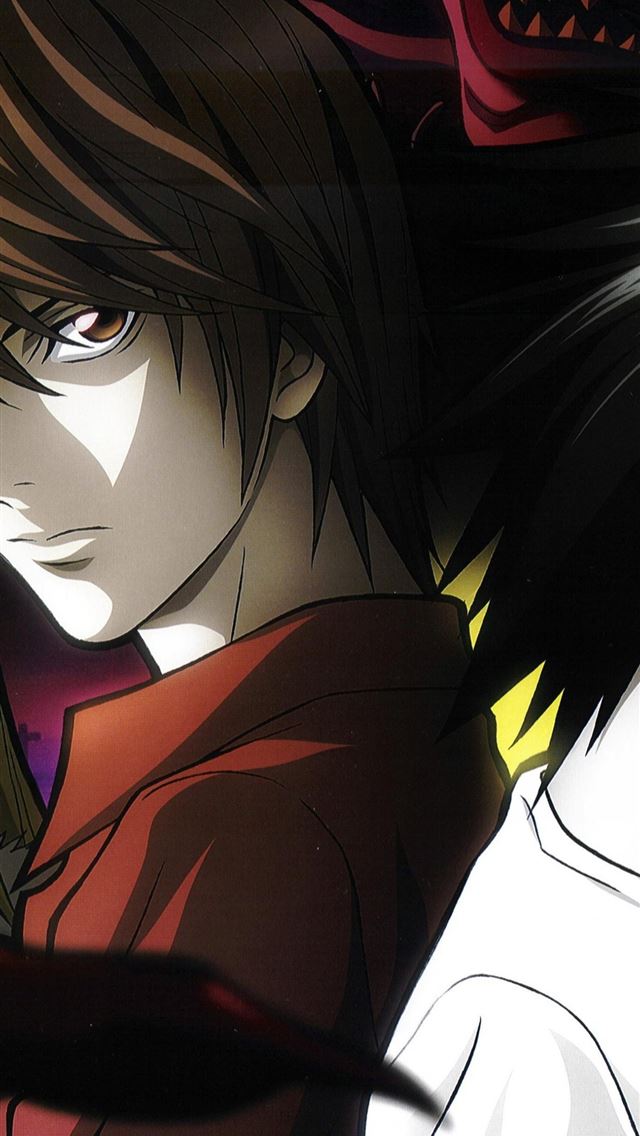 1284x2778 Death Note Lawliet L Yagami Light Amane Misa for S... - death note iPhone Wallpaper