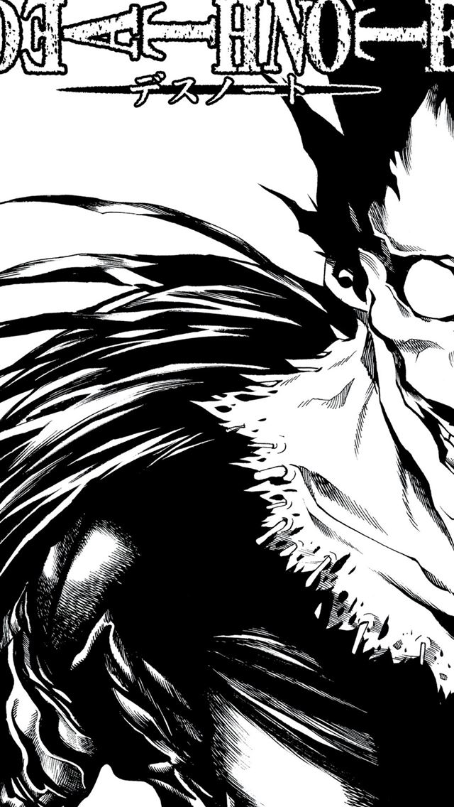 1125x2436 Death Note 4k Ryuk Gambarku - death note iPhone Wallpaper