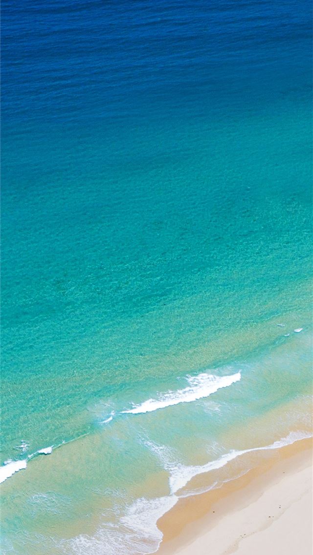 1284x2778 Beach for Phone with Blue Wave in Close Up HD - beach iPhone Wallpaper