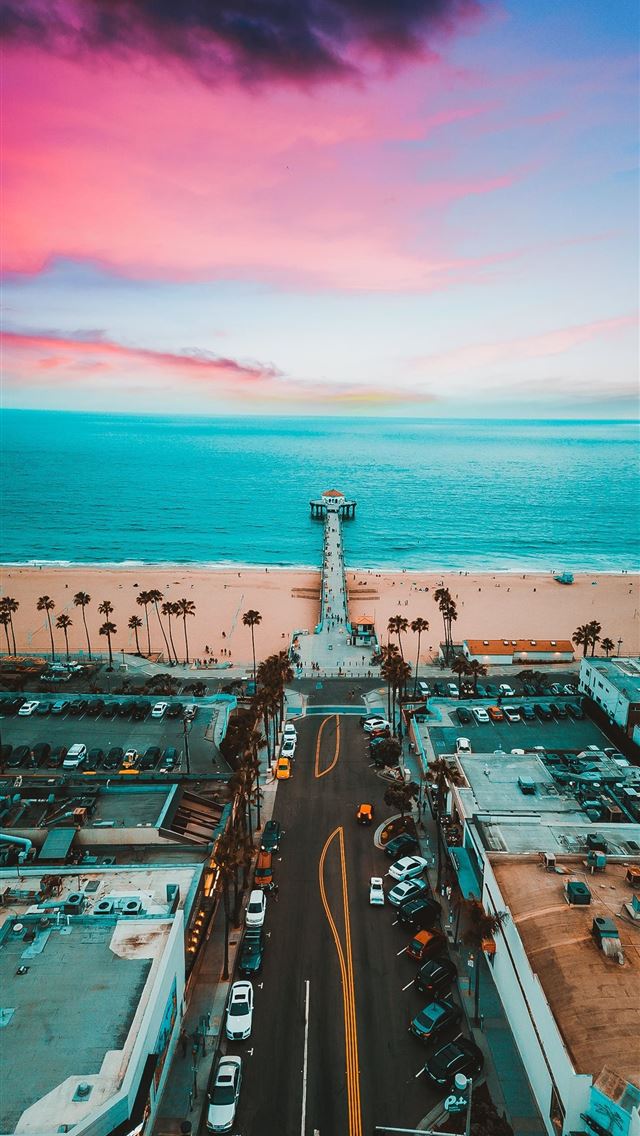 1284x2778 Manhattan Beach Top Free Manhattan Beach Backgroun... - beach iPhone Wallpaper