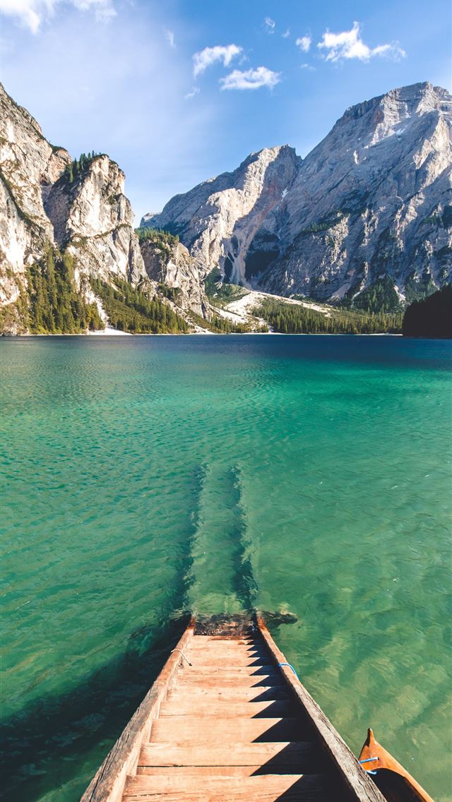 1284x2778 Mountain Lake Sky - lake iPhone Wallpaper