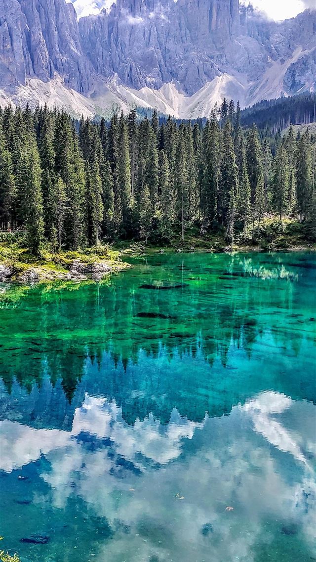 1284x2778 Lake Karersee 2016 4032 - lake iPhone Wallpaper