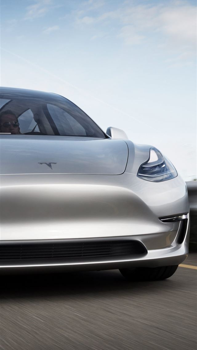 1284x2778 Tesla Model 3 Prototype electric cars sedan Elon M... - elon musk iPhone Wallpaper