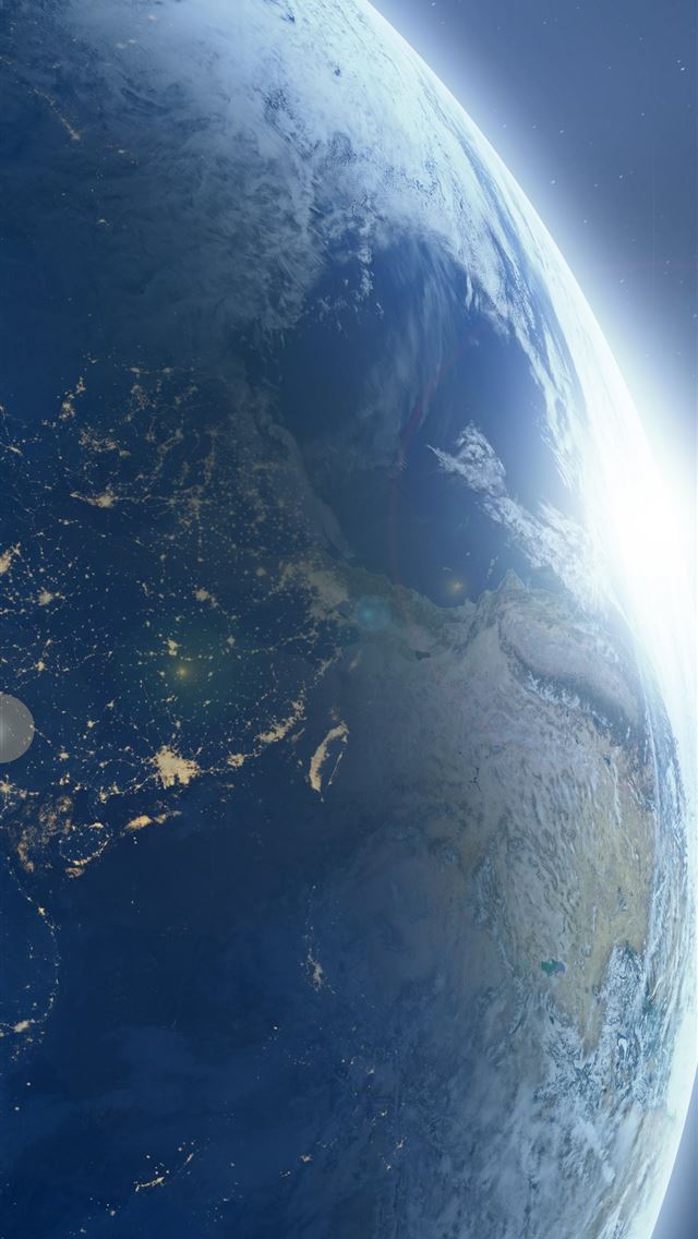 1284x2778 Earth Moon planet 8k Space - earth iPhone Wallpaper