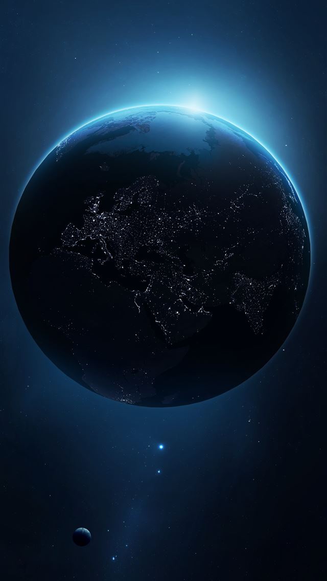 1284x2778 General space universe planet Earth space art digi... - earth iPhone Wallpaper