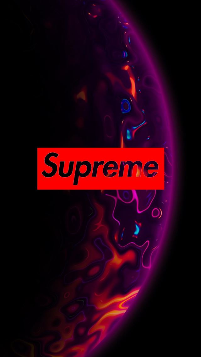 1284x2778 Supreme Purple Planet - supreme iPhone Wallpaper