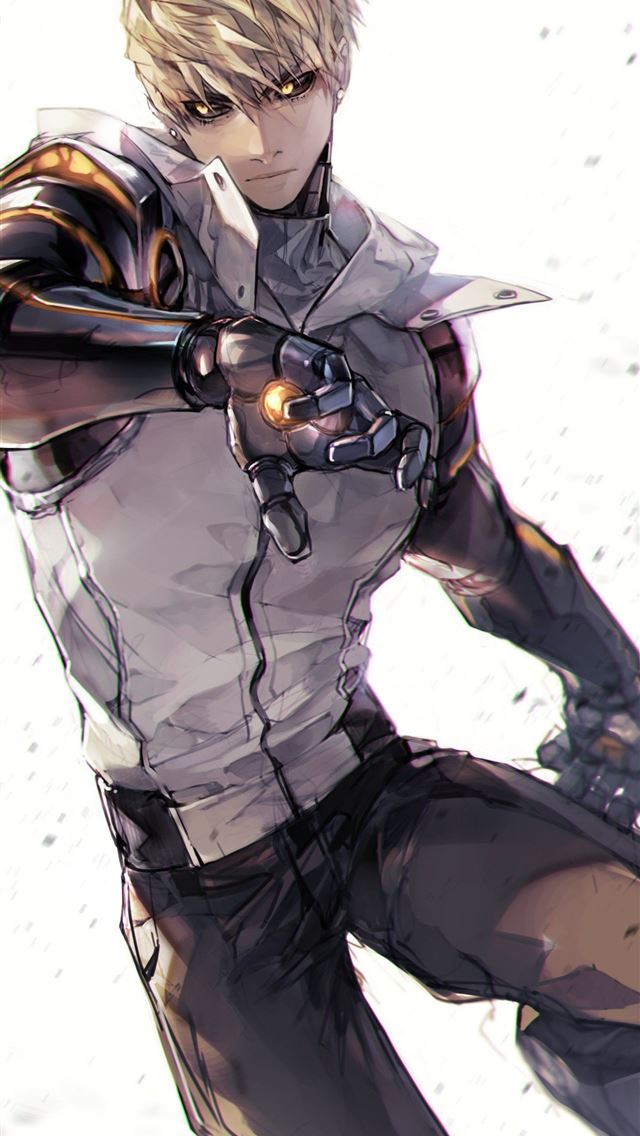 1284x2778 Genos - one punch man iPhone Wallpaper
