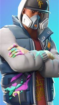 Fortnite Battle Royale Abstrakt Skin Artwork Sony ... wallpaper