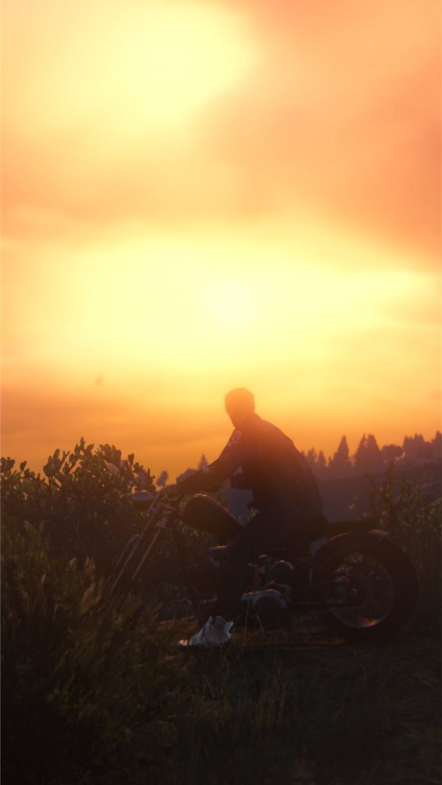 1284x2778 Gta V Sunset Scenic In game Grand Theft Auto V for... - grand theft auto v iPhone Wallpaper