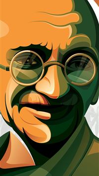 Mahatma Gandhi You Can Shake The WORLD Samsung Gal... wallpaper