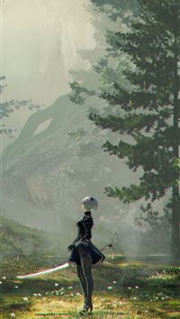 NieR Automata 2B wallpaper