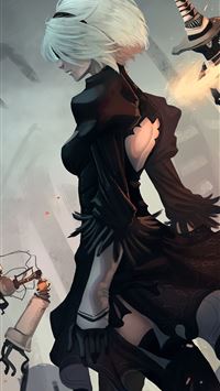 2b Nier Automata Artwork 4k Samsung Galaxy Note 9 ... wallpaper