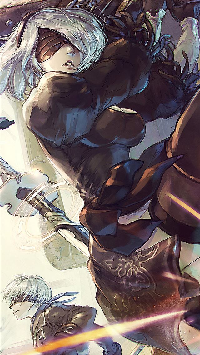 1284x2778 322508 2B Sword Fighting Nier Automata 4K phone HD... - nier automata iPhone Wallpaper
