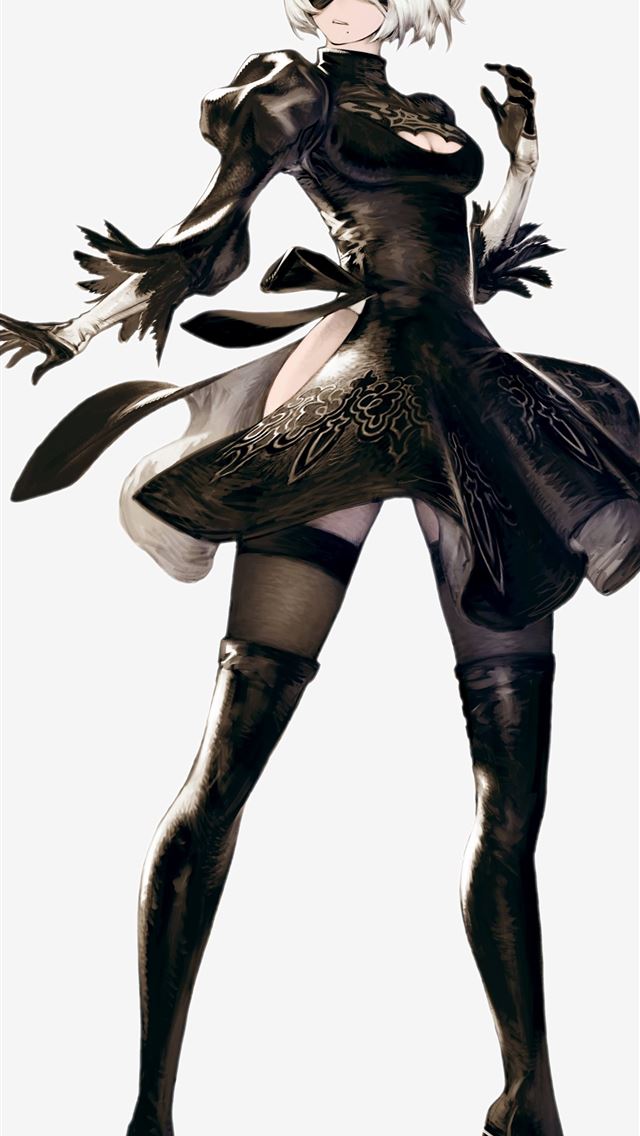 1284x2778 2 Type B Nier Automata 2b - nier automata iPhone Wallpaper