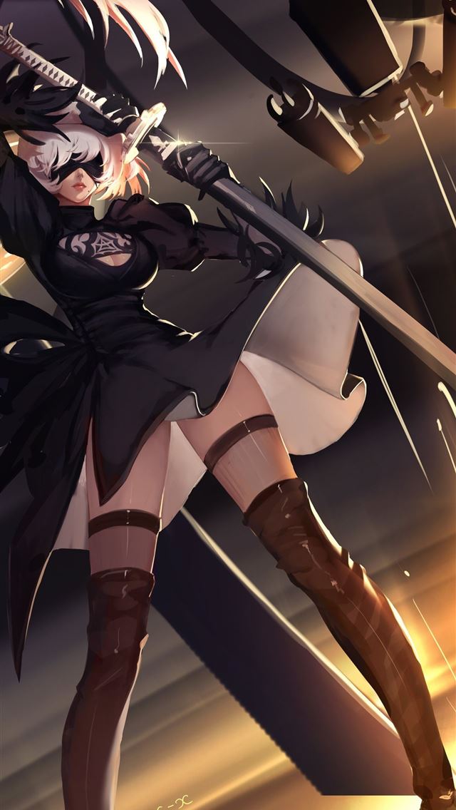 640x1136 nier automata -  iPhone Wallpaper