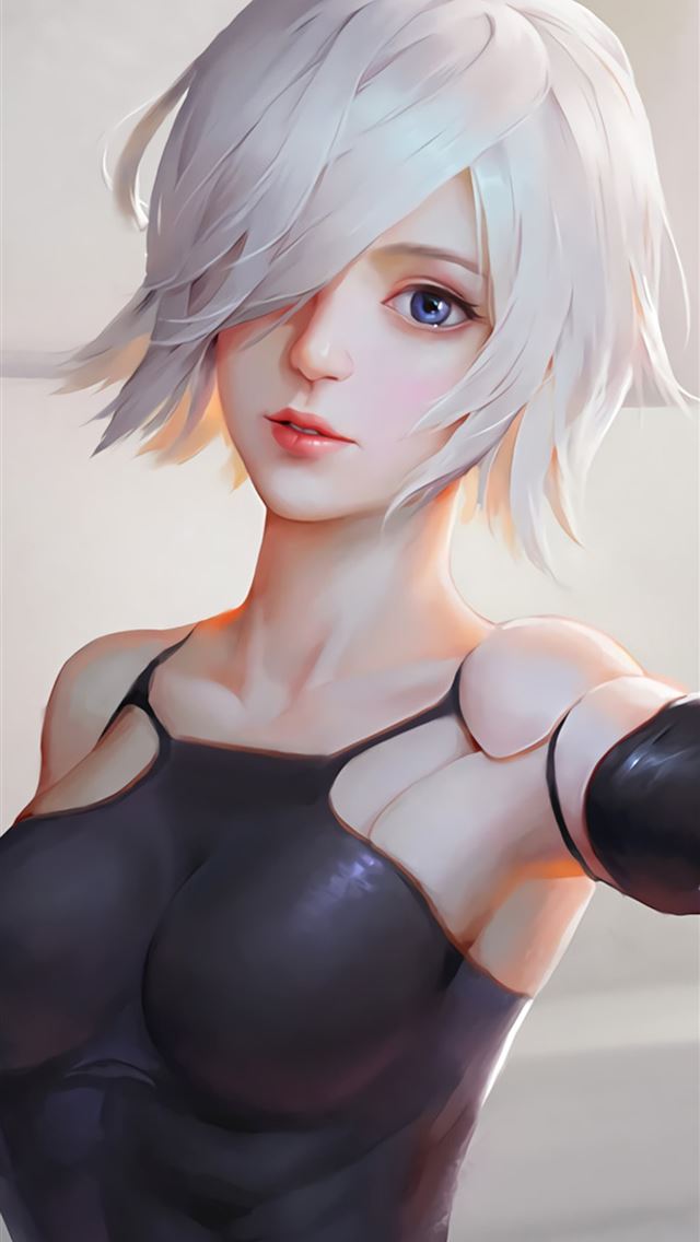 1284x2778 Nier Automata Artwork HD Samsung Galaxy Note 9 8 S... - nier automata iPhone Wallpaper