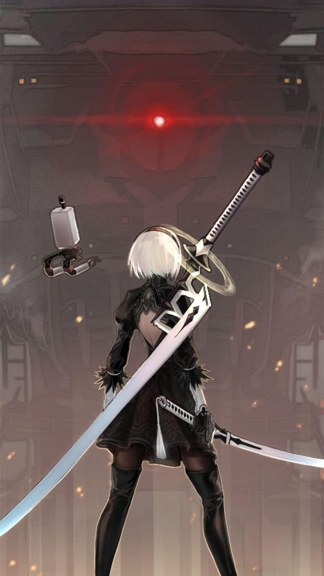 1125x2436 nier automata - nier automata iPhone Wallpaper