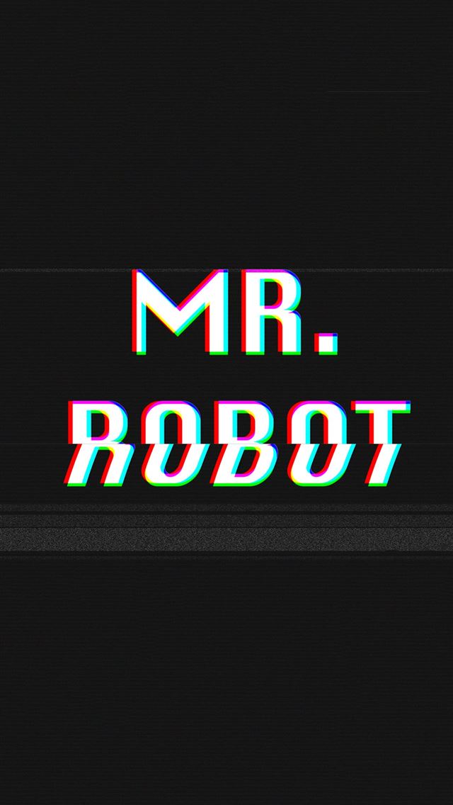 1284x2778 Mr Robot Typography Glitch Art 4k Sony Xperia X XZ... - mr robot iPhone Wallpaper