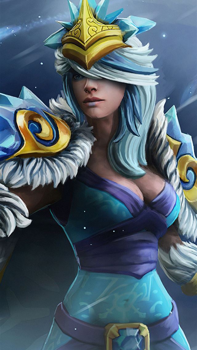 1284x2778 Crystal Maiden Dota 2 Samsung Galaxy Note 9 8 S9 S... - dota 2 iPhone Wallpaper