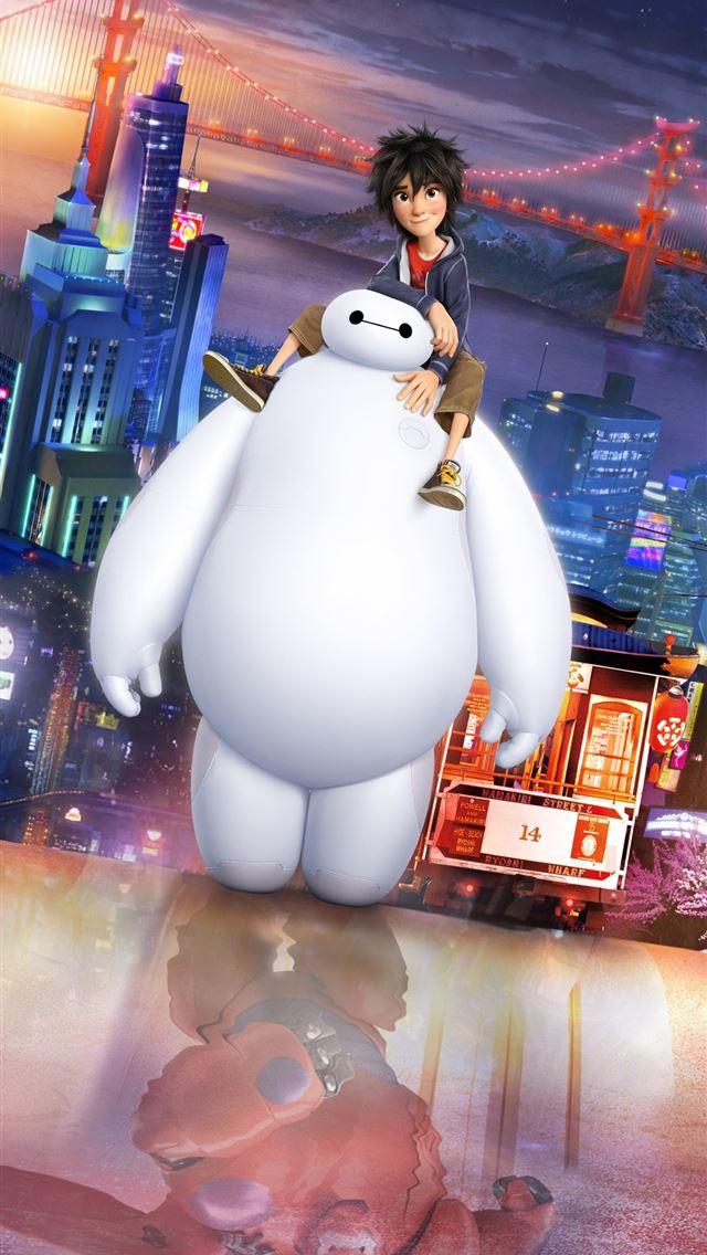 1284x2778 Hiro Hamada And Baymax In Big Hero 6 Samsung Galax... - big hero 6 iPhone Wallpaper