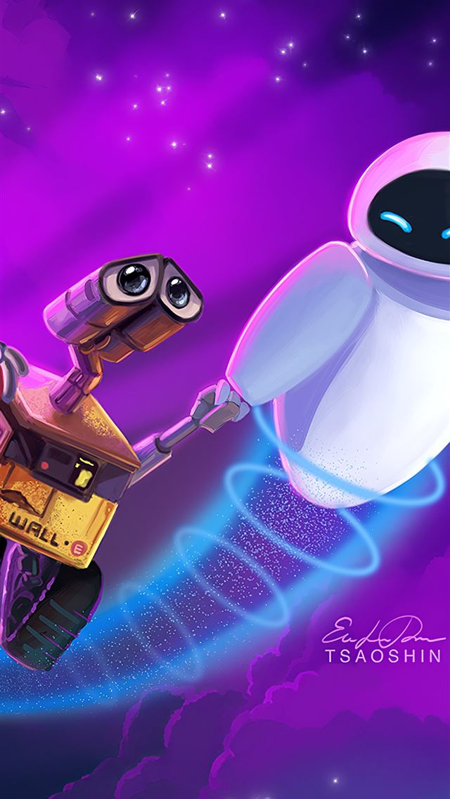 1284x2778 Wall E and Eve Sony Xperia X XZ Z5 Premium HD Movi... - wall e iPhone Wallpaper