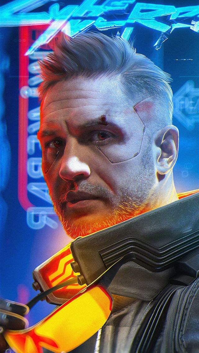 1284x2778 326042 Cyberpunk 2077 Tom Hardy 4K phone HD Images... - tom hardy iPhone Wallpaper