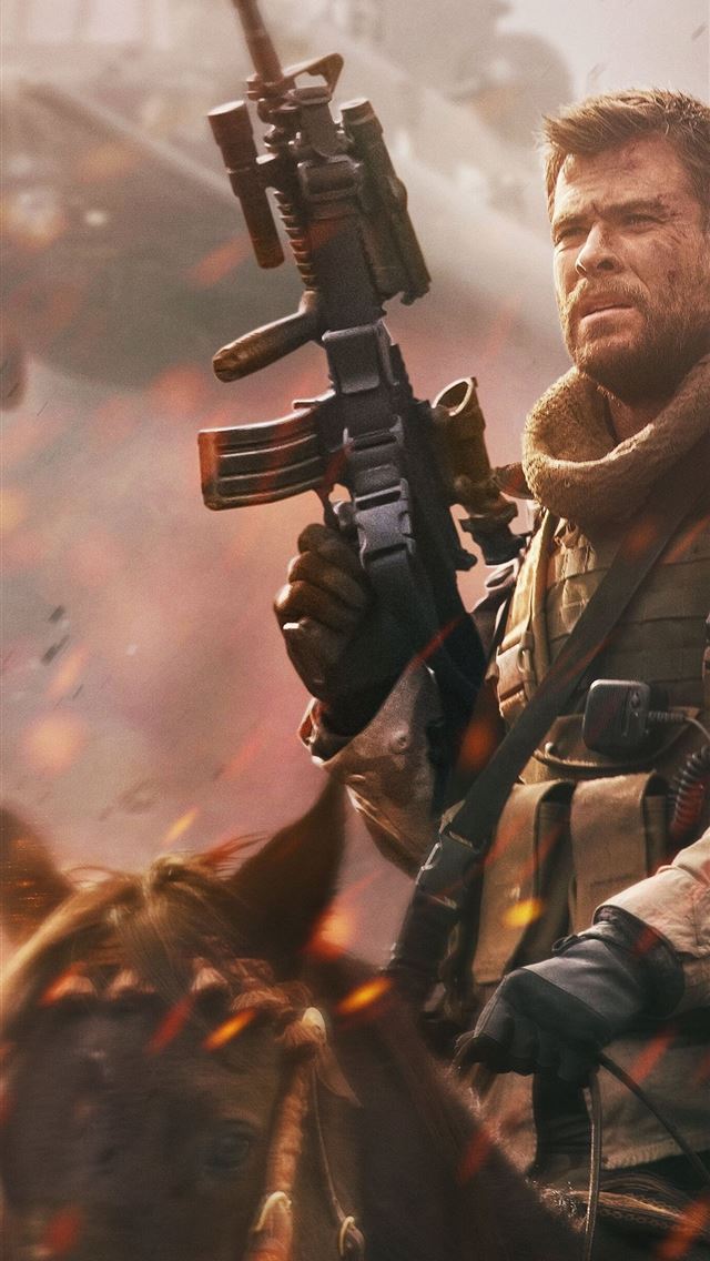 1284x2778 Chris Hemsworth In 12 Strong Samsung Galaxy Note 9... - chris hemsworth iPhone Wallpaper