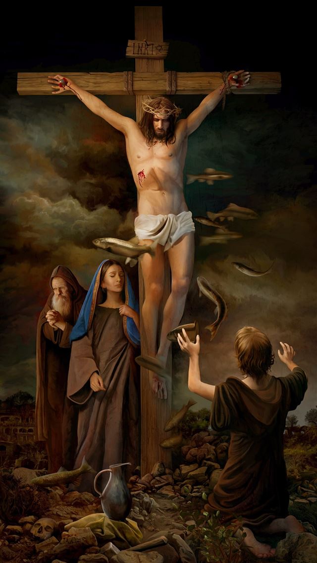 640x1136 christian cross -  iPhone Wallpaper