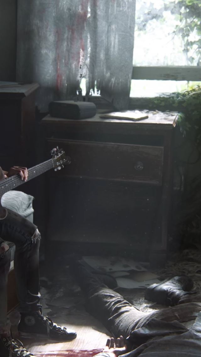 1284x2778 The Last Of Us 2 Ellie Guitar Sunlight Last Of Us ... - the last of us iPhone Wallpaper