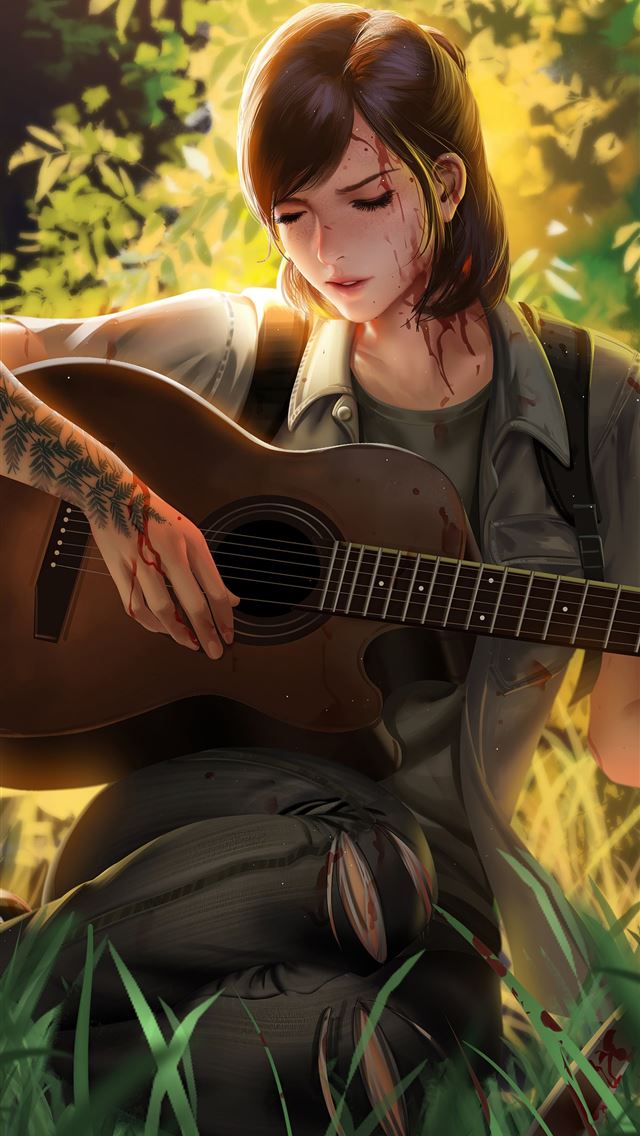 1284x2778 Ellie The Last Of Us Artwork 4k Samsung Galaxy Not... - the last of us iPhone Wallpaper