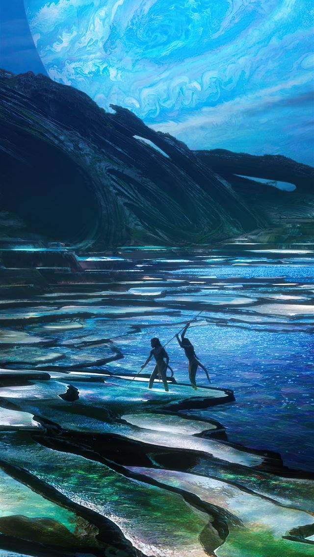 1284x2778 323648 Avatar 2 Movie Night Scenery Art 4K phone H... - avatar iPhone Wallpaper