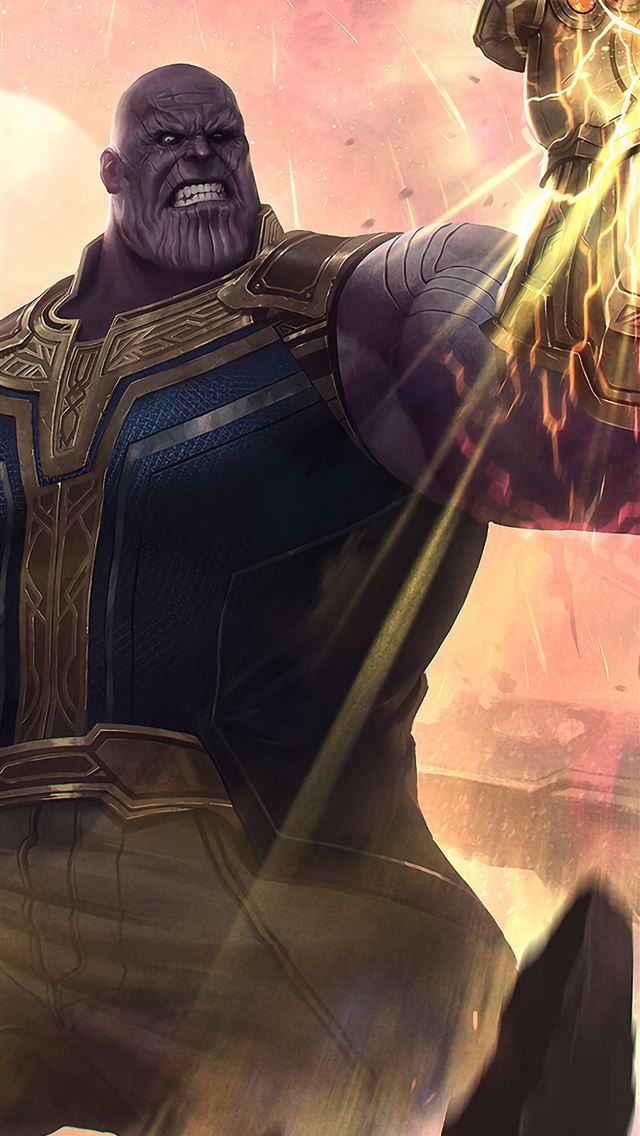640x1136 330517 Thanos Infinity Gauntlet Avengers Endgame 4... -  iPhone Wallpaper