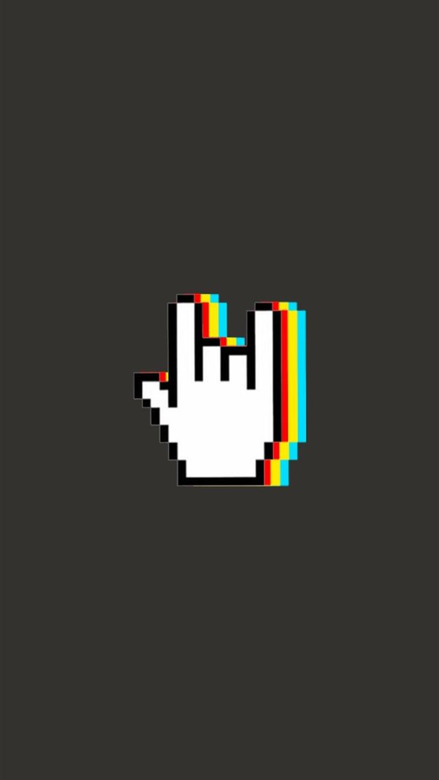 1284x2778 Rock and Roll Hand Gesture Minimal Resolution HD M... - rock and roll iPhone Wallpaper