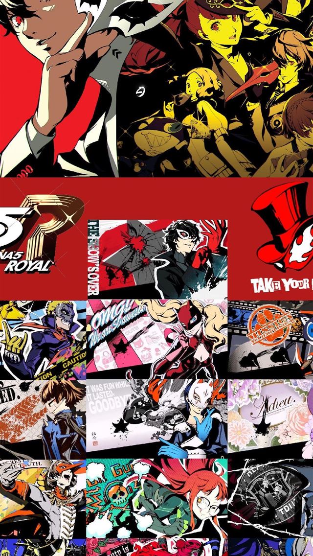 1125x2436 So I made a Persona 5 Royal I hope you guys like i... - persona 5 iPhone Wallpaper